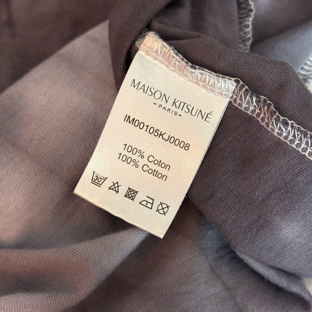 EXCLUSIVE MAISON KITSUNE PALAIS ROYAL T-SHIRT CUSTOM DYED - M - Picture 5 of 5